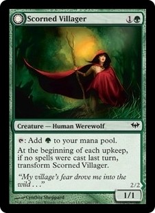 Scorned Villager / Moonscarred Werewolf