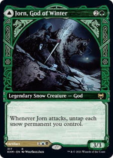 Jorn, God of Winter // Kaldring, the Rimestaff (Showcase)