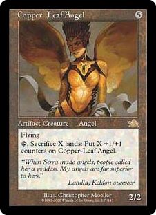 Copper-Leaf Angel